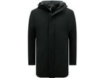 Enos Nette klassieke parka jas met capuchon 8927