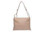 Luisa Vannini Beige Rundleer Tas