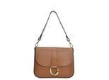 Anna Luchini Brown Rundleer Tas