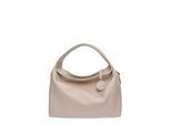 Luisa Vannini Beige Rundleer Tas