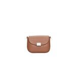 Anna Luchini Brown Rundleer Tas