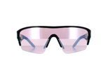 Dragon Semi Rimless Mens Shiny Black Lumalens Silver Ionized & Ersatz Tracer X