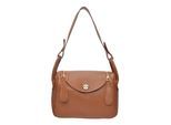 Luisa Vannini Brown Rundleer Tas