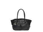 Isabella Rhea Zwart Rundleer Tas
