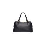 Roberta M Zwart Rundleer Tas