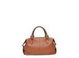 Luisa Vannini Brown Rundleer Tas