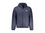 Gequiltede Hoodie Jas Navy