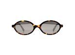 Miu Miu Ovaal Honing Havana Lichtgrijs Zilver Spiegel MU 04ZS