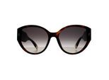 Furla Cat Eye Shiny Dark Havana Smoke Grey Gradient SFU784 voor dames