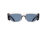 Prada PR09ZS 18S09T transparante asfalt donkergrijze zonnebril