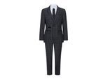 3-delig antracietgrijs tweed geruit vintage retro pak voor jongens