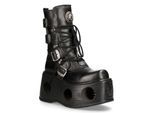 New Rock metalen zwart lederen Neptuno gotische laarzen-373-S2