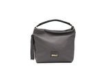 Pompei Donatella Dames Grijze Leren Schoudertas