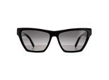 Saint Laurent Cat Eye Damen Schwarz Grau Gradient Sonnenbrille