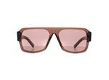 Prada PR22YS 17O60B transparant bruin lichtbruine zonnebril