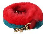 Dolce & Gabbana Blue Blue Rabbit en cuir en cuir en cuir