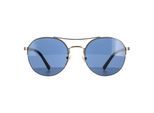 Police Aviator Mannen Shiny Light Gold Blue SPLA24 Lewis 03