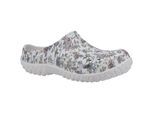 Muck Laarzen Muckster Lite Synthetisch Lichtgrijs/Bloemenprint Klompen