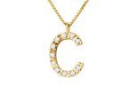 DIADEMA - Halskette mit Diamanten - C - Gelbgold - Chaine Véntienne