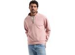 No Excess Sweater half zip interlock light mauve