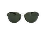 Ray-Ban Zonnebril 3386 Gunmetal Gepolariseerd Groen 004/9A 63mm