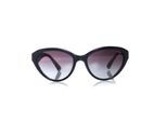Zwarte cat-eye zonnebril