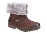 Hush Puppies Alice Leder Damen Braun Stiefel
