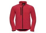 Russell Effen Soft Shell Jas Heren (Klassiek rood)