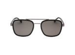 Hugo Boss grijze gepolariseerde lens donkere ruthenium grijze zonnebril