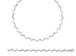 Orphelia Damen 925 Sterling Silber Set: Kette + Armband - Silber SET-040