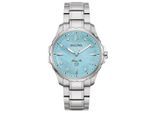 Bulova Marine Star Damen-Silberuhr 96P248