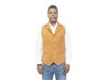 Heren klassiek glad geit suède leren vest-Exeter