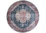 Veer Carpets Vloerkleed nora rood rond ø160 cm