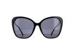 Jimmy Choo ELE/F/S 807 IR zwart grijze zonnebril