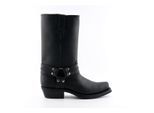 Grinders Unisex Schwarze Western-High-Lederstiefel - Renegade Hi