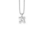 Collier Solitaire Diamant 0,20 Cts Or Blanc