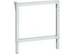 Bott cubio Werkbankfuß, höhenverstellbar, Stahlblech, B 80 x T 850 x H 700 - 1100 mm, lichtgrau RAL 7035