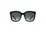 Gucci Zonnebril GG0034S 002 Zwart Glitter Groen En Roodgrijs Verloop