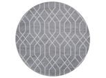Veer Carpets Vloerkleed pattern rond grijs ø200 cm