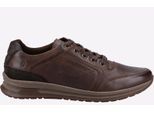 Hush Puppies Joseph Leren Herenschoenen Met Veters In Bruin Leer