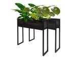 Home67 Plantenbak faab mangohout set van 2