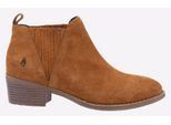 Hush Puppies Isobel Leren Dames Laarzen In Tan