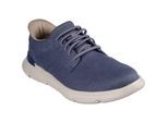 Skechers Garza Clive Cotton heren blauw veterschoenen