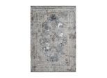 Muratap Luxury picasso elysee vloerkleed laagpolig luxe tapijt soft fluweel zilver- 80x150 cm