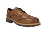 Hunter Cawdor Leer Heren Tan Brogues Schoenen
