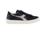 Diadora Montecarlo Glitzer Dirty Damen Schwarz Sneakers