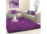 Muratap Basic shaggy vloerkleed paars hoogpolig- 240x340 cm