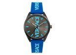 Versace V-Vertical Herren Blau Uhr VE3H00823