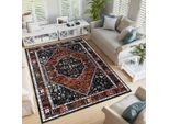 Muratap Picasso paloma vintage vloerkleed terra / oranje laagpolig- 160x230 cm