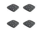 Madison zitkussen wicker donna grey canvas eco+ ca. 48x48 cm set van 4